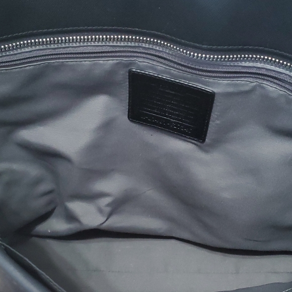 Black Coach Tote - Picture 3 of 3